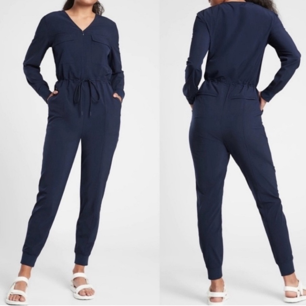 ATHLETA Navy Jumpsuit